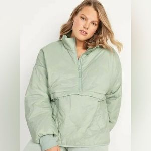 Old Navy Packable Half-Zip Water- Resistant Quilted Jacket